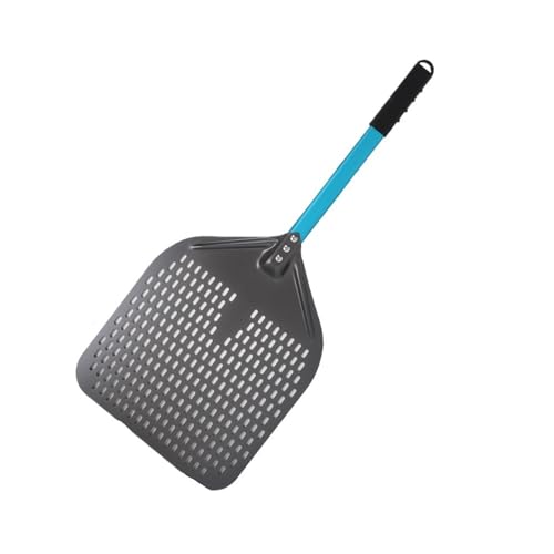 Zpengtai Pizzaschaufel 10 11 12 13 14 Zoll Pizza Schaufel Perforierte Schaufel Drehen Paddel for Ofen Drehen Schaufel Küche Werkzeuge Antihaft Pizza Backen backen(13 inch 74cm Blue) von Zpengtai