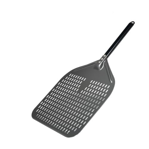 Zpengtai Pizzaschaufel 12/13/14/16 Zoll Pizza Peel Perforierte Pizza Schaufel Retangular Pizza Paddel Mit Aluminium Legierung Griff Pizza Peel backen(13inch 66cm) von Zpengtai