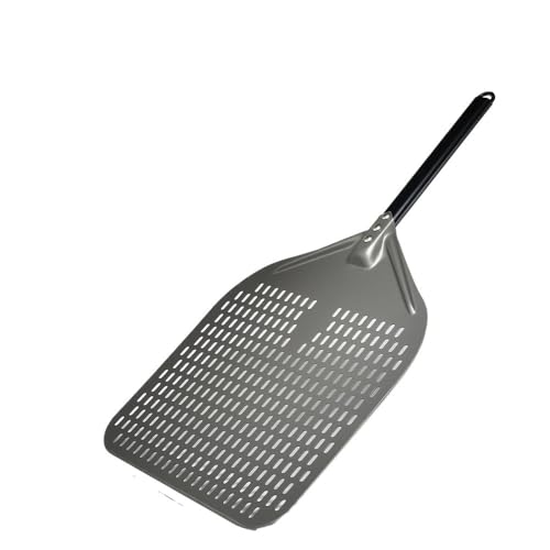 Zpengtai Pizzaschaufel 12/13/14/16 Zoll Pizza Peel Perforierte Pizza Schaufel Retangular Pizza Paddel Mit Aluminium Legierung Griff Pizza Peel backen(14inch 68cm) von Zpengtai