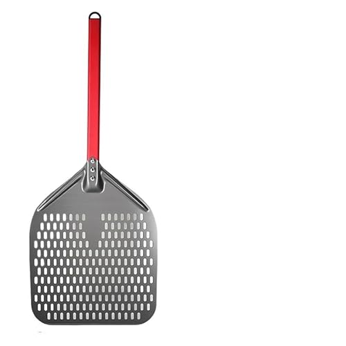 Zpengtai Pizzaschaufel 12/13/14 Zoll perforierter Pizza-Schäler, Schneider, Spachtel, 3-teiliges Pizza-Schaufel-Set aus Aluminium mit Harter Beschichtung, Home-Pizza-Set backen(12 inch Kit) von Zpengtai