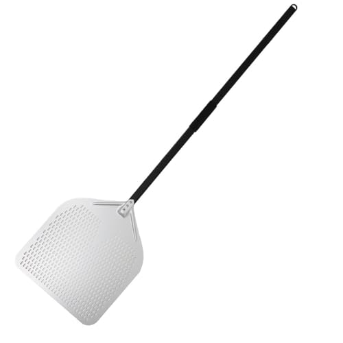 Zpengtai Pizzaschaufel 18 Zoll großer Pizzaschieber, perforierte Schaufel, Paddel, Metallgriff for Drehen des Ofens, Küchenwerkzeuge, antihaftbeschichtetes Backzubehör backen(18 inch 142cm) von Zpengtai