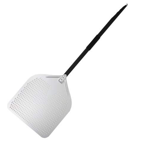 Zpengtai Pizzaschaufel 18 Zoll großer Pizzaschieber, perforierte Schaufel, Paddel, Metallgriff for Drehen des Ofens, Küchenwerkzeuge, antihaftbeschichtetes Backzubehör backen(18inch 127cm) von Zpengtai