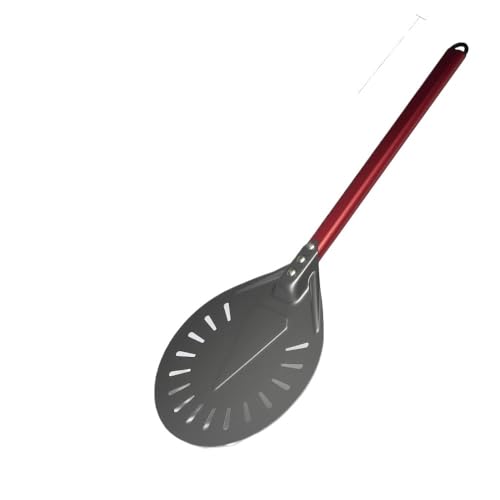 Zpengtai Pizzaschaufel 7/8/9 Zoll Pizza Peel Harte Eloxiert Pizza Drehen Schaufel Aluminium Legierung Griff Pizza Paddel backen(9 inch) von Zpengtai