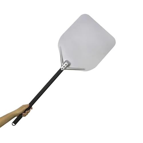 Zpengtai Pizzaschaufel Aluminium Pizza Schaufel Peel Tablett Net Mit Lange Griff Zubehör Pizza Paddel Spachtel Antihaft-runde Pfanne Backen Turner backen(14inch 90cm) von Zpengtai