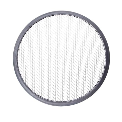 Zpengtai Pizzateller 1 STÜCK Aluminium Mesh Grill Pizza Screen Runde Backblech Net Küchenhelfer Öfen Kit Durchmesser(14 inch) von Zpengtai