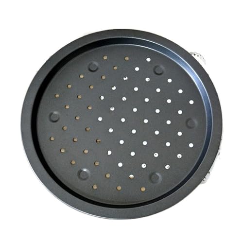Zpengtai Pizzateller 1 Stück 26/28 / 32CM Kohlenstoffstahl Antihaft-Pizza-Backform Mesh Tablett Platte Runde Tiefe Schale Pizzaform Backformen Backwerkzeug Durchmesser(28cm) von Zpengtai
