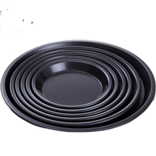 Zpengtai Pizzateller 1 Stück 6 bis 14 Zoll Antihaft-Pizzapfanne Backformen Kohlenstoffstahl Pizzateller Runde Tiefe Schale Pizzapfanne Tablett Form Backwerkzeuge Durchmesser(Deep Kind 8 pcs) von Zpengtai