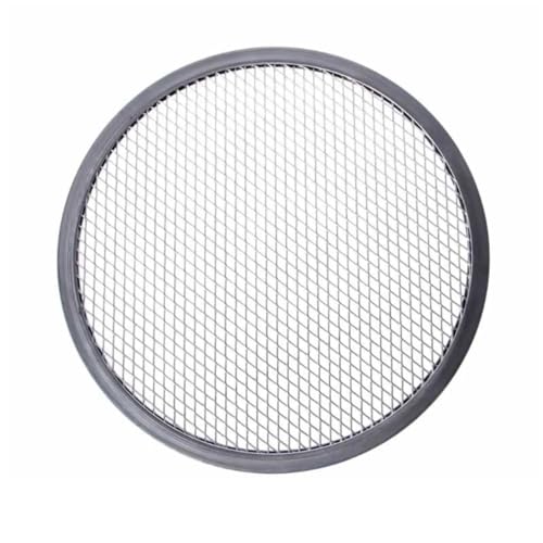 Zpengtai Pizzateller 1 Stück Aluminium Mesh Grill Pizzasieb Runde Backblech Net Küchenhelfer Öfen Kit Durchmesser(12 inch) von Zpengtai