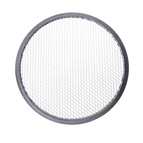 Zpengtai Pizzateller 1 Stück Aluminium Mesh Grill Pizzasieb Runde Backblech Net Küchenhelfer Öfen Kit Durchmesser(8 inch) von Zpengtai