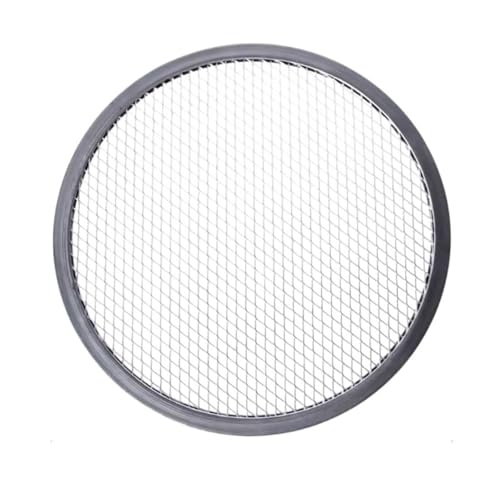 Zpengtai Pizzateller 1 Stück Aluminium Mesh Grill Pizzasieb Runde Backblech Net Küchenhelfer Öfen Kit Durchmesser(9 inch) von Zpengtai