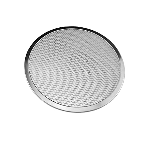 Zpengtai Pizzateller 1 Stück Pizzapfanne Backblech rund Aluminium Flachgitter Pizzaform Tablett Küche Backformen Werkzeug – 11 Zoll Durchmesser(1015 Inches) von Zpengtai