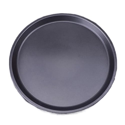 Zpengtai Pizzateller 1pc Pizzaplatte Pfanne 9/10/11/12/14 Zoll Runde Flachform Pizzapfanne Kohlenstoffstahl Antihaft Pizza Pies Form DIY Backblechform Durchmesser(10 inch) von Zpengtai