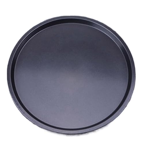 Zpengtai Pizzateller 1pc Pizzaplatte Pfanne 9/10/11/12/14 Zoll Runde Flachform Pizzapfanne Kohlenstoffstahl Antihaft Pizza Pies Form DIY Backblechform Durchmesser(12 inch) von Zpengtai