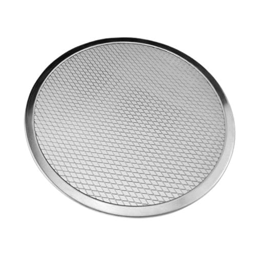 Zpengtai Pizzateller Langlebiges Pizza-Backblech, vielseitig einsetzbar, atmungsaktiv, Verschiedene Größen, runde Backgitterpfanne, Metallnetz, Backformen, Küchengeräte, Pizza Durchmesser(13Inch) von Zpengtai