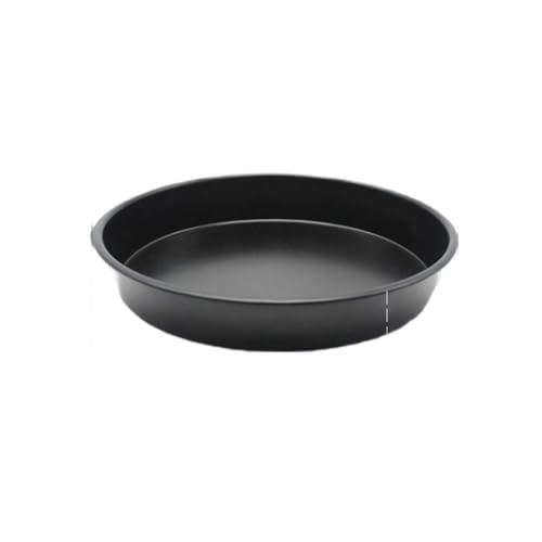 Zpengtai Pizzateller Runde Pizzaplatte Pizzapfanne Tiefes Tellerblech Karbonstahl Antihaftform Backwerkzeug Backform Pfannenmuster 6 8 9 10 Zoll Durchmesser(10inch Black 04) von Zpengtai