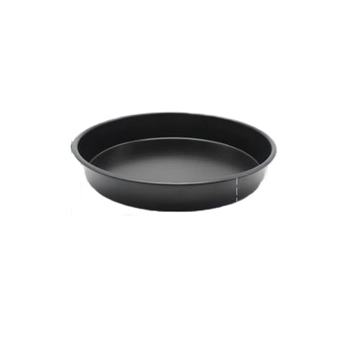 Zpengtai Pizzateller Runde Pizzaplatte Pizzapfanne Tiefes Tellerblech Karbonstahl Antihaftform Backwerkzeug Backform Pfannenmuster 6 8 9 10 Zoll Durchmesser(9inch Black 04) von Zpengtai