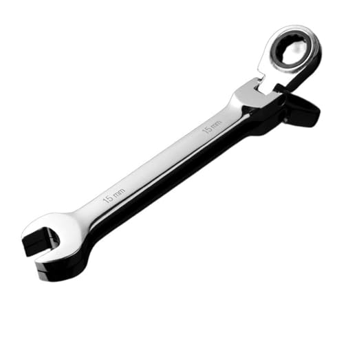 Zpengtai RatschenschlüSsel Set 1 Stück 6–24 cm Aktivkopf-Schraubenschlüssel-Set, Ratschenschlüssel, Auto-Reparatur-Werkzeug, Universal-Schraubenschlüssel-Werkzeug, Satz(15mm) von Zpengtai