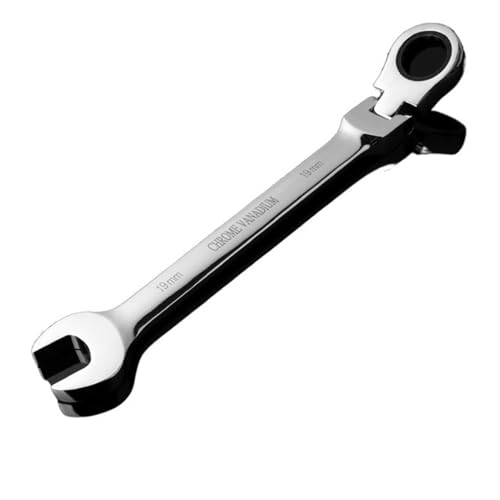 Zpengtai RatschenschlüSsel Set 1 Stück 6–24 cm Aktivkopf-Schraubenschlüssel-Set, Ratschenschlüssel, Auto-Reparatur-Werkzeug, Universal-Schraubenschlüssel-Werkzeug, Satz(19mm) von Zpengtai