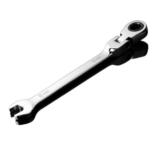 Zpengtai RatschenschlüSsel Set 1 Stück 6–24 cm Aktivkopf-Schraubenschlüssel-Set, Ratschenschlüssel, Auto-Reparatur-Werkzeug, Universal-Schraubenschlüssel-Werkzeug, Satz(8mm) von Zpengtai
