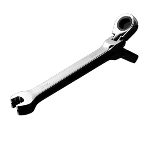 Zpengtai RatschenschlüSsel Set 1 Stück 6–24 cm Aktivkopf-Schraubenschlüssel-Set, Ratschenschlüssel, Auto-Reparatur-Werkzeug, Universal-Schraubenschlüssel-Werkzeug, Satz(9mm) von Zpengtai
