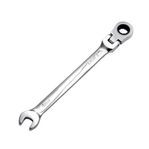 Zpengtai RatschenschlüSsel Set 1 stücke Kombination Ratsche Mit Flexible Kopf Dual-Zweck Ratsche Werkzeug Ratsche Kombination Set for Auto Reparatur Hand Werkzeuge Satz(8mm) von Zpengtai
