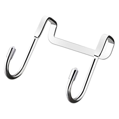 Zpoicaegn Perforationsfreie Schranktür aus Edelstahl, nahtlos, für Kleidung, Tür, Rückseite, Wandbehang Zpoicaegn Perforationsfreie Schranktür aus Edelstahl, nahtlos, für Kleidung, Tür, Rückseite, Wandbehang von Zpoicaegn