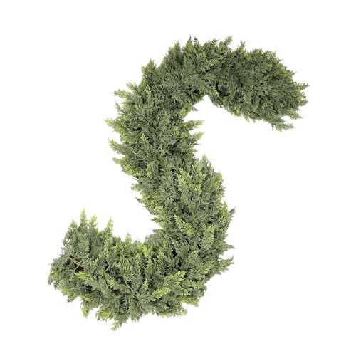 Artificial Garland, 8.8ft Christmas Holiday Fake Vine, Decorative Faux Greenery for Walls, Living Room, Indoor Wedding, Shop Display, Staircases, Dining Tables, Seasonal Home Styling, 180x270cm` Artificial Garland, 8.8ft Christmas Holiday Fake Vine, Decorative Faux Greenery for Walls, Living Room, Indoor Wedding, Shop Display, Staircases, Dining Tables, Seasonal Home Styling, 180x270cm` von Zqkimzi