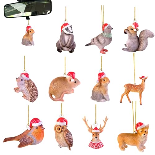 Christmas Tree Ornaments, Animal-Themed Decorations, Acrylic Christmas Ornaments, Unique Dangle Ornaments, Elk Bird Owl Dog Bunny Squirrel, Whimsical Holiday Tree Decorations for Animal Lovers Christmas Tree Ornaments, Animal-Themed Decorations, Acrylic Christmas Ornaments, Unique Dangle Ornaments, Elk Bird Owl Dog Bunny Squirrel, Whimsical Holiday Tree Decorations for Animal Lovers von Zqkimzi