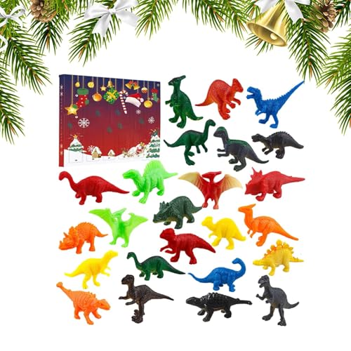 Dinosaurier Advent - 27x27x3.3cm Ornament Kalender für pädagogische Spaß, realistische Tierspielzeug mit Familiennachtfunktion, Dinosaurier -Set für, Mädchen, Jugendliche, Erwachsene zu Hause, Dinosaurier Advent - 27x27x3.3cm Ornament Kalender für pädagogische Spaß, realistische Tierspielzeug mit Familiennachtfunktion, Dinosaurier -Set für, Mädchen, Jugendliche, Erwachsene zu Hause, von Zqkimzi