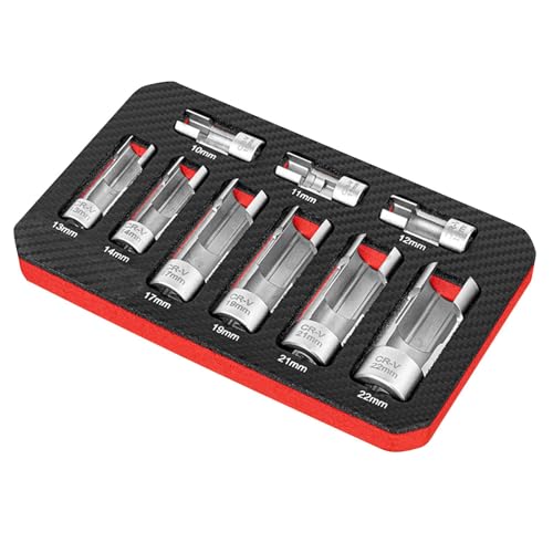 Flare Nut Socket Set, Nut Socket Remover Tool Kit, Precision Auto Repair Tool, Mechanics Socket Set, Car Owners Socket Set, Hobbyist Socket Tools, Flare Nut Socket Kit Flare Nut Socket Set, Nut Socket Remover Tool Kit, Precision Auto Repair Tool, Mechanics Socket Set, Car Owners Socket Set, Hobbyist Socket Tools, Flare Nut Socket Kit von Zqkimzi