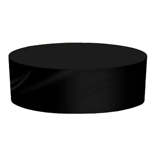 Swimming Pool Cover, Round Solar Protector, Foldable Rainproof Design, Uv-Resistant Replacement Accessory, Hot Tub Cover for Overground Pools, Garden, Summer, Black Colored Swimming Pool Cover, Round Solar Protector, Foldable Rainproof Design, Uv-Resistant Replacement Accessory, Hot Tub Cover for Overground Pools, Garden, Summer, Black Colored von Zqkimzi