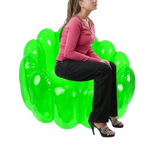 Zqkimzi Aufblasbare Stühle für Erwachsene, aufblasbare Couch für Camping - Sitzsack Couch Air Sofa aufblasbarer Stuhl - Luftcouch, Sitzsack, aufblasbare Möbel für Schwimmbäder, Partys im Freien, von Zqkimzi