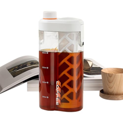 Zqkimzi Cold Brew Kaffeemaschine,Eiskaffeemaschine - Feines Filter Auslaufsicherer Tragbarer Kaffeebehälter Für Unterwegs Tee Und Aromatisierte Getränke Küche Camping Zqkimzi Cold Brew Kaffeemaschine,Eiskaffeemaschine - Feines Filter Auslaufsicherer Tragbarer Kaffeebehälter Für Unterwegs Tee Und Aromatisierte Getränke Küche Camping von Zqkimzi