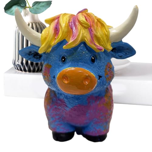 Zqkimzi Highland Kuh Skulptur - Yak Skulptur Deko - Resin Rinderfigur Deko Ornament Für Wohnzimmer Schlafzimmer Büro Arbeitsplatz Bücherregal Und Eingangsbereich Zqkimzi Highland Kuh Skulptur - Yak Skulptur Deko - Resin Rinderfigur Deko Ornament Für Wohnzimmer Schlafzimmer Büro Arbeitsplatz Bücherregal Und Eingangsbereich von Zqkimzi