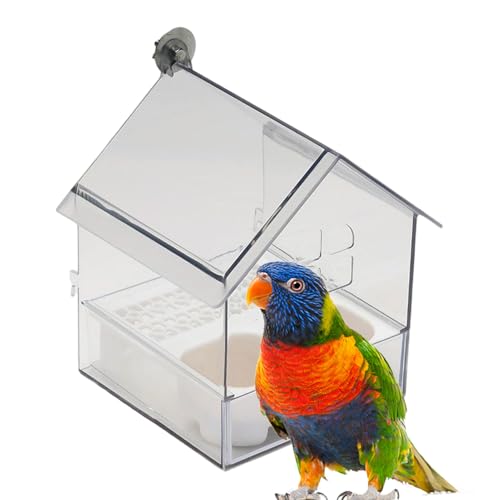 Zqkimzi Klare Vogeltränke,Futterstation | Transparentes Badezimmer Wasser Futternapf Für Finken Kolibri Terrasse Balkon Garten Beobachtungsfenster Tierliebhaber Zqkimzi Klare Vogeltränke,Futterstation | Transparentes Badezimmer Wasser Futternapf Für Finken Kolibri Terrasse Balkon Garten Beobachtungsfenster Tierliebhaber von Zqkimzi