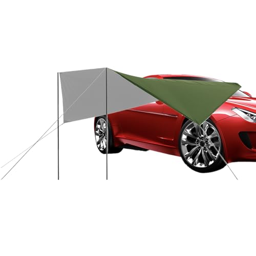 Zqkimzi Markise Für Auto,wasserdichte Auto Camping Markise | Schattenzelt Sonnenschutz Überdachung Für Outdoor Kfz SUV Limousine LKW Bus Campingbus Angeln von Zqkimzi