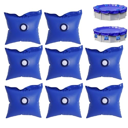 Zqkimzi Pool-Abdeckungs-Wasserbeutel, kältebeständig, auslaufsicher, Gewichte für Schneeverteilung, Schließung, , Indoor-Sport, Outdoor von Zqkimzi