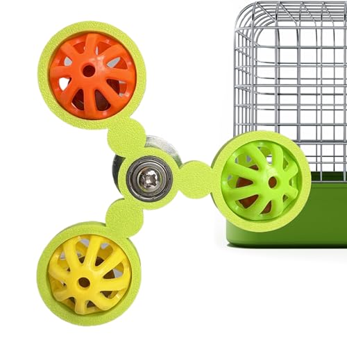 Zqkimzi Vogelspielzeug Für Papageien | Drehendes Windspiel Mit Glocke Und Ball,Beschäftigungs Spielzeug Zur Förderung Und Training Für Nymphensittiche Unzertrennliche Ara Zqkimzi Vogelspielzeug Für Papageien | Drehendes Windspiel Mit Glocke Und Ball,Beschäftigungs Spielzeug Zur Förderung Und Training Für Nymphensittiche Unzertrennliche Ara von Zqkimzi