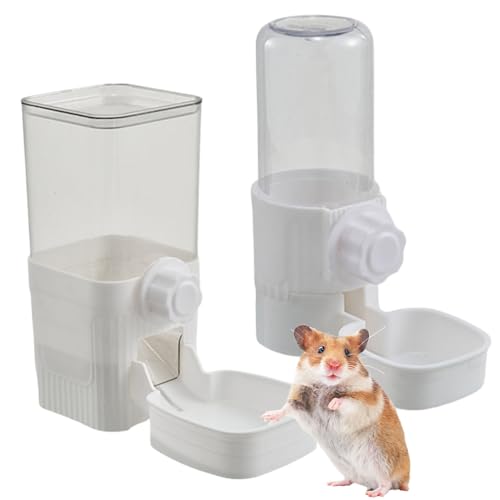 Zqkimzi Vogeltränke,Papageienfutterautomat Vogelfutterspender | Transparenter Trinkbrunnen Für Sittiche Haustiere Für Innen Außen Wohnung Balkon Zuhause Katze Eichhörnchen von Zqkimzi