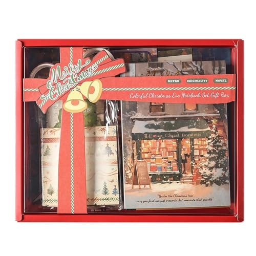 Zqkimzi Weihnachtssticker Mit Notizbuch,Weihnachtliche Grußkarten-Aufkleber mit Haftnotizen | Festliche Dekorset Für Tagebuch Zuhause Karte Dekoration Zqkimzi Weihnachtssticker Mit Notizbuch,Weihnachtliche Grußkarten-Aufkleber mit Haftnotizen | Festliche Dekorset Für Tagebuch Zuhause Karte Dekoration von Zqkimzi