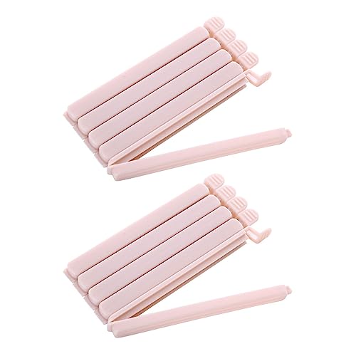 10x Bag Clips Pp Versiegelungs Clip Beutel Plastik Dichtungsklammern Bag Für Küchenlager Frisch Wecker Versiegelung Futterbeutel Clip von Zqxnt