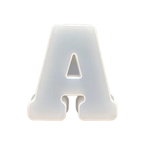 26 Englisches Silikon Schimmelbrief Buchstabe Harzform Kerzenform Buchstabe Home Dekoration Form Für Kreatives Handgefertigtes Schmuck Silikonform Schmuck von Zqxnt