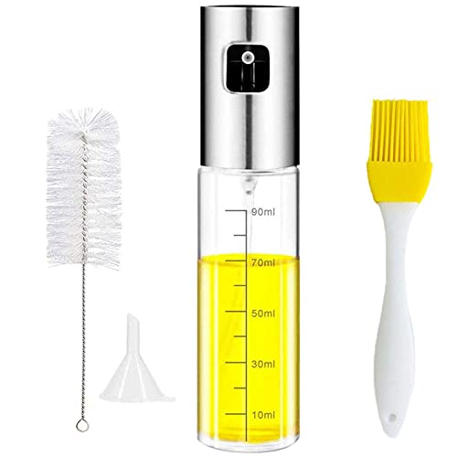 3 4 100 Öl Mister Glasflasche Mit Funnel Und Pinsel Für BBQ Backoliven Öl Sprühflasche Sprühflasche von Zqxnt