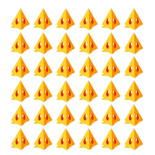 38pcs Mehrzweckmaler Pyramide Geliefert Mit 2 Pinsel Leichte Ständer Paint Triangle Ständer von Zqxnt