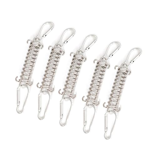 5LOTS Multipurpose Spring Clip Secure Tent Peg Regulierbares Guyline Befestigungselement Für Tarps Und Haustier 5LOTS Multipurpose Spring Clip Secure Tent Peg Regulierbares Guyline Befestigungselement Für Tarps Und Haustier von Zqxnt