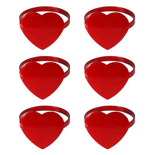 6pieces Elegante Herz Accessoires Zum Feiern Wie Hochzeiten Des Valentinstags Und Jubiläen Urlaubstisch Verzierung von Zqxnt
