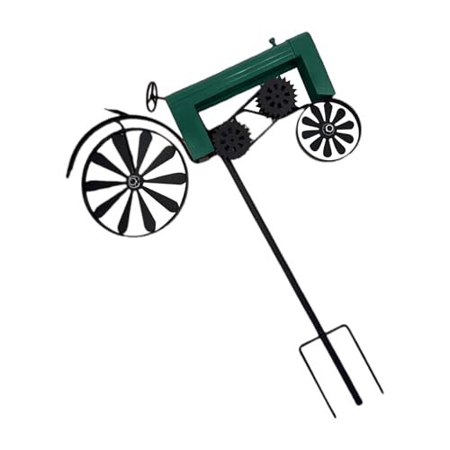 Antike Eisen Traktoren Garten Windmühlen Spinner Dekorative Bodenpfahl Outdoor Farm Kunsthandwerk Mit Spinnerrad Für Gartenwindmühlen Traktor Für Garten von Zqxnt
