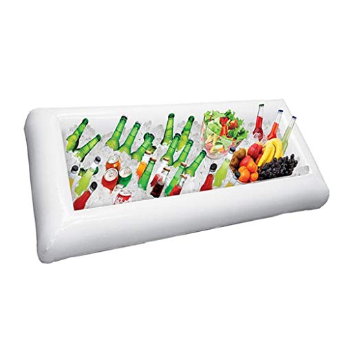 Aufblasbar Servierbar Salat Salat Ice Table Food Trinken Container Bbq Picknick Pool Party Liefert Buffet Kühler Mit Abfluss Trog Für Stangeneis Ice Trog Für Getränke Trog Für Tisch Trog von Zqxnt