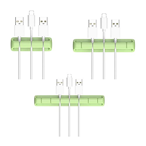 Clips Clips Kabel USB Desktop Tidy Wickler Management Für Desktop Kabelmauskabel Draht PC Office Usw. Draht Kabelclip von Zqxnt