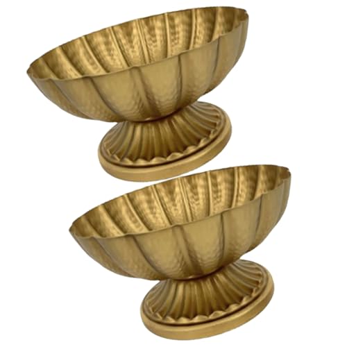 Zqxnt Dekorative Mittelstücke Vasen Stilvolle Schalen Mit Vintage Elegant Tragbar Für Partytische Und Heimdekoration 2 Stück Schüssel Vase Zqxnt Dekorative Mittelstücke Vasen Stilvolle Schalen Mit Vintage Elegant Tragbar Für Partytische Und Heimdekoration 2 Stück Schüssel Vase von Zqxnt